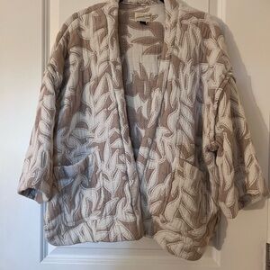 Women's Beige Patterned Sweater
